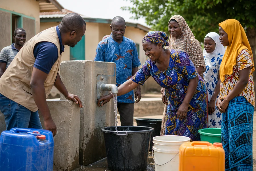 Clean water project site
